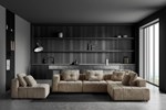 Canape-angle-Araten-tissu-taupe-G3.086-Gerlin