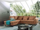 Canape-angle-Ciara-tissu-brun-LC-3-Alcos