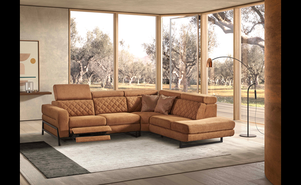 Canape-angle-Damien-tissu-1510R+1500+5000+5601-cross-Cognac-cushions-clips-Cognac-Comodi-Sofa