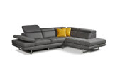 Canape-angle-Dorian-1510R-1500-5501-tissu-mozart-Olive-grey-c-cushions-dim-Gold-Comodi-Sofa