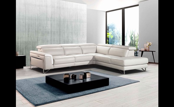 Canape-angle-Eden-cuir-Royal-blanc-relax-electrique-tetieres-relevables-Diva-Divani