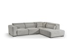 Canape-angle-Festine-tissu-azores-cement--1510R+1500+5501-Comodi-Sofa