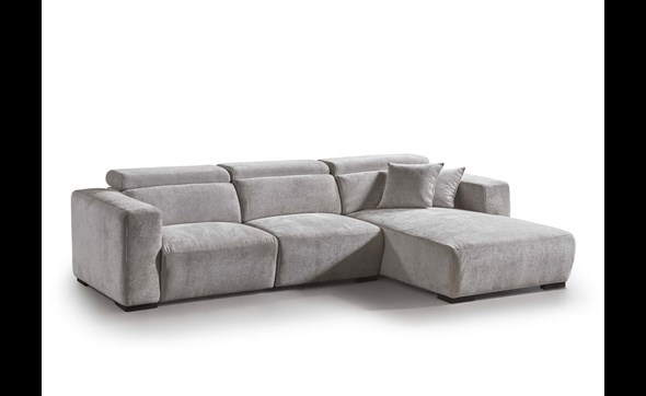 Canape-angle-Festine-tissu-genesis-gris-beige-1510R+1500+6001-Comodi-Sofa