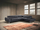 Canape-angle-Joker-2-5-places-relax-electrique-meridienne-3-tetieres-cuir-royal101-nero-pieds-metal-chrome-ambi-Diva-Divani