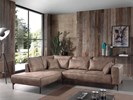 Canape-angle-Kobe-tissu-preston-brun-pieds-metal-LC3-Alcos