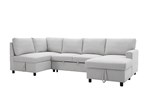 Canape-angle-Louis-chaise-longue-gauche-2-places-fonction-lit-gauche-tissu-HK558-13-gris-clair-01-Comodi-sofa