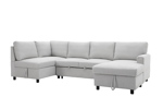 Canape-angle-Louis-chaise-longue-gauche-2-places-fonction-lit-gauche-tissu-HK558-13-gris-clair-01-Comodi-sofa