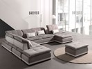 Canape-angle-Maestro-tissu-dakar-gris-clair-simili-cuir-diesel-pure-blanc-chaise-longue-Comodi-Sofa