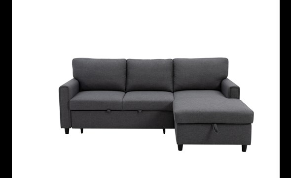 Canape-angle-Mila-chaise-longue-droite-2-places-fonction-lit-gauche-tissu-XC188-5-dark-grey-front-Comodi-sofa