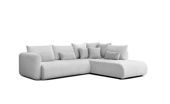 Canape-angle-Olivio-tissu-blanc-B250L+T02R-Poldem