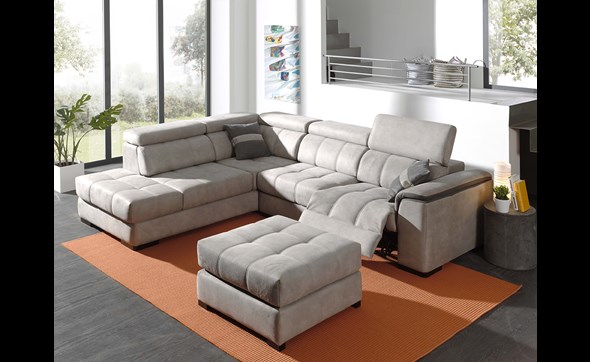 Canape-angle-Ravenna-relax-electrique-tissu-dakar-light-grey-P1H2-pouf-Comodi-Sofa
