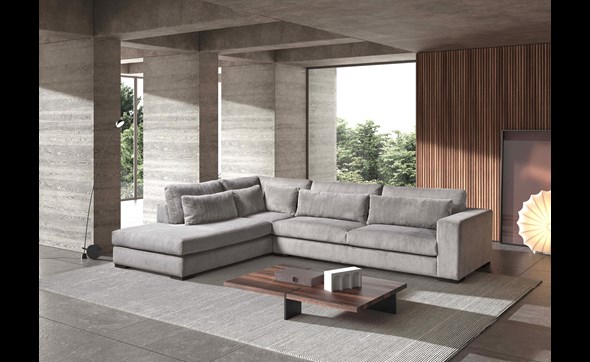 Canape-angle-Rimas-2501+5511-azores-Cement-Comodi-Sofa