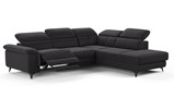 Canape-angle-Springs-OTM-3RFE-tissu-Rhodos-black-noir-A051-Cotta