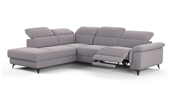 Canape-angle-Springs-OTM-3RFE-tissu-Rhodos-stone-gris-A052-Cotta