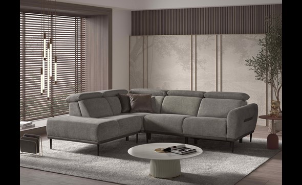 Canape-angle-Wolverine-tissu-1501R+1500+5000+5610---cross-Light-grey,-detail-+-cushions-clips-Antracite-Comodi-Sofa