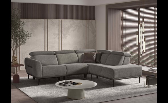 Canape-angle-Wolverine-tissu-1510R+1500+5000+5601-cross-Light-grey-detail+cushions-clips-Antracite-Comodi-Sofa