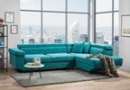 Canape-angle-convertible-Danny-tissu-soro-86-petrol-2cA1P-Comodi-Sofa