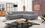 Canape-angle-convertible-Gemini-tissu-gris-coussins-lit-fermee-Cotta