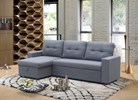 Canape-angle-convertible-Klaine-tissu-gris-LC2-01-Divaco