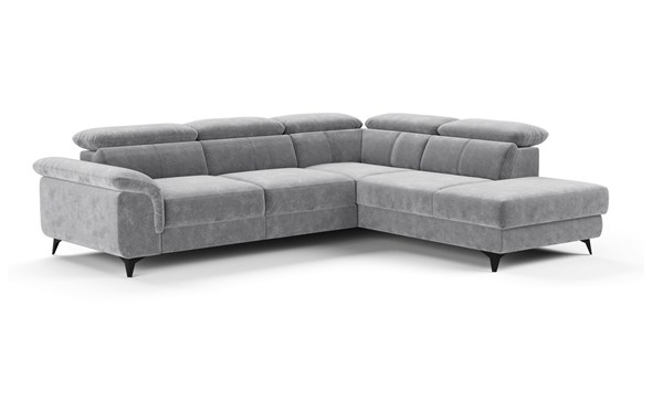 Canape-angle-convertible-Springs-3RFE-OTM-BK-tissu-Orlando-silver-gris-C014-Cotta