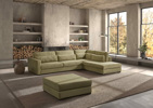 Canape-angle-droite-Barry-2510+5501-+-7100-tissu-C-cigma-Olive-Comodi-Sofa