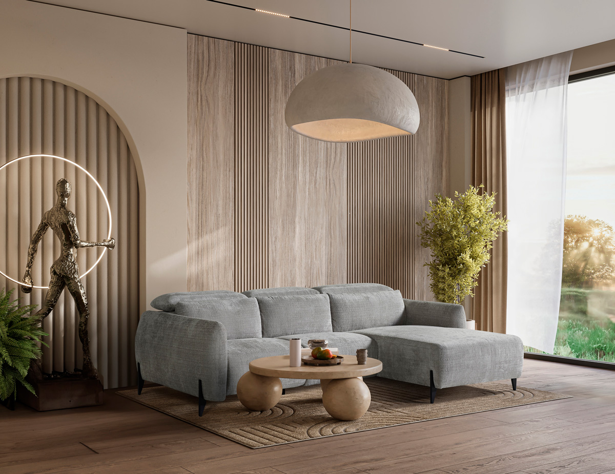 Canape-angle-droite-Cupo-K421-K120-K702-tissu-G3-086-almond-Gerlin