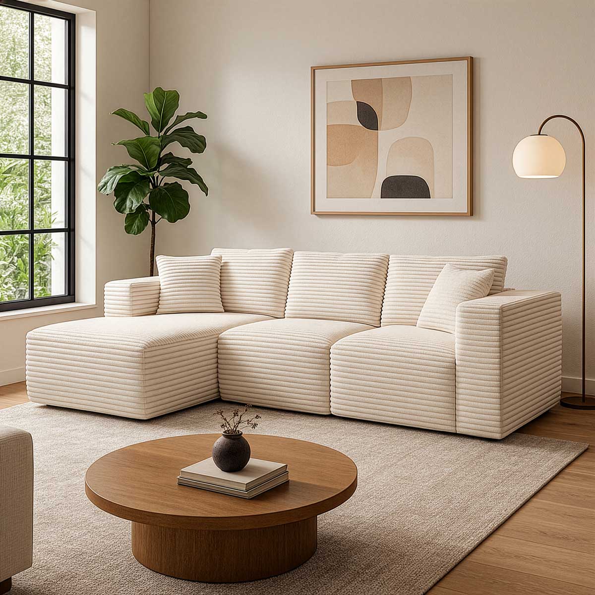 Canape-angle-gauche-Nora-tissu-beige-Alcos