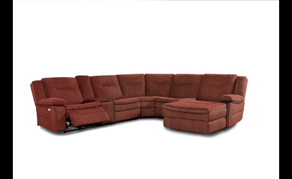 Canape-angle-longchair-droite-Eternity-tissu-brique-Comodi-Sofa