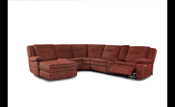 Canape-angle-longchair-gauche-Eternity-tissu-brique-Comodi-Sofa