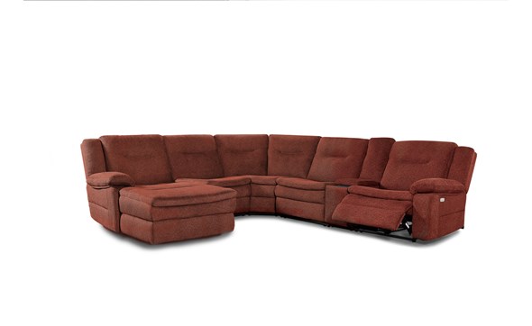 Canape-angle-longchair-gauche-Eternity-tissu-brique-Comodi-Sofa