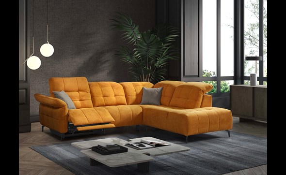 Canape-angle-relax-Carlina-tissu-cross-Mostaza-cushions-cross-Antracite-1510R+1500+5000+5601-Comodi-Sofa