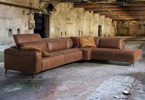 Canape-angle-tetieres-relevables-Terhil-tissu-brun-K111-K110-K901-K812-club-Muusze-by-Gerlin