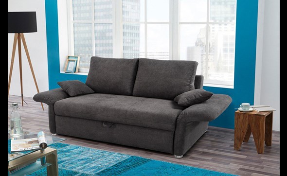 Canape-lit-Luca-tissu-anthracite-160cm-Job-Jockenhofer