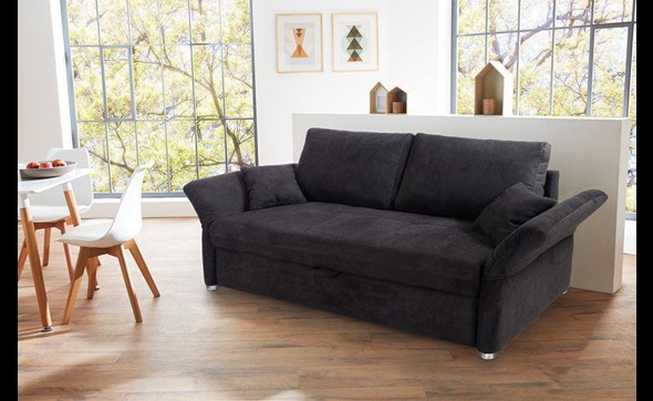 Canape-lit-Luca-tissu-noir-160cm-Job-Jockenhofer