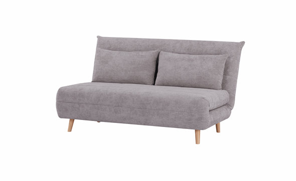 Canape-lit-clic-clac-Ellen-tissu-gris-clair-147cm-Comodi-Sofa