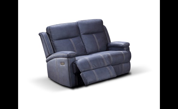 Canape-relax-2-places- Maika-YB623-tissu-blue-open-Comodi-Sofa