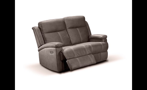 Canape-relax-2-places- Maika-YB623-tissu-elephant-open-Comodi-Sofa