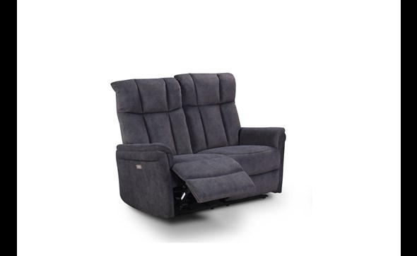 Canape-relax-2-places-Pulver-tissu-anthracite-Comodi-Sofa