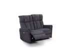 Canape-relax-2-places-Pulver-tissu-anthracite-Comodi-Sofa