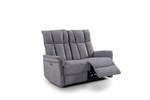 Canape-relax-2-places-Pulver-tissu-silver-Comodi-Sofa