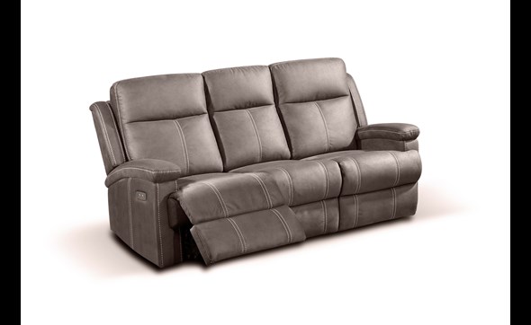 Canape-relax-3-places- Maika-YB623-tissu-elephant-open-Comodi-Sofa