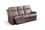Canape-relax-3-places- Maika-YB623-tissu-elephant-open-Comodi-Sofa