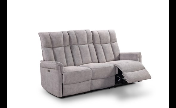 Canape-relax-3-places-Pulver-tissu-greige-Comodi-Sofa