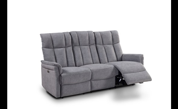 Canape-relax-3-places-Pulver-tissu-silver-Comodi-Sofa