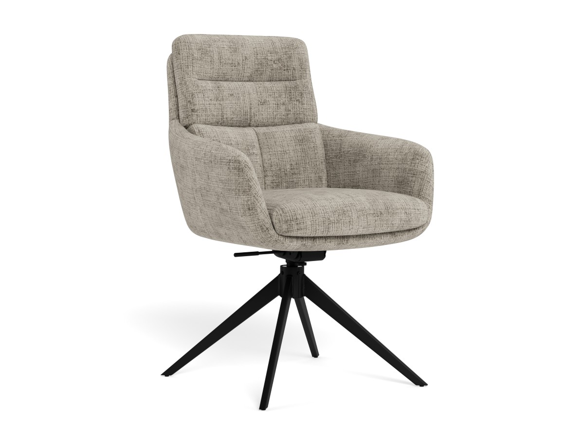 Chaise accoudoirs-Roger-111301-Tissu Gris-01-Actona