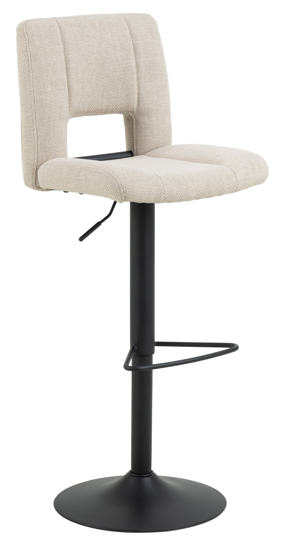 Chaise bar-Sylvia-105393-tissu beige-pied noir-01-Actona