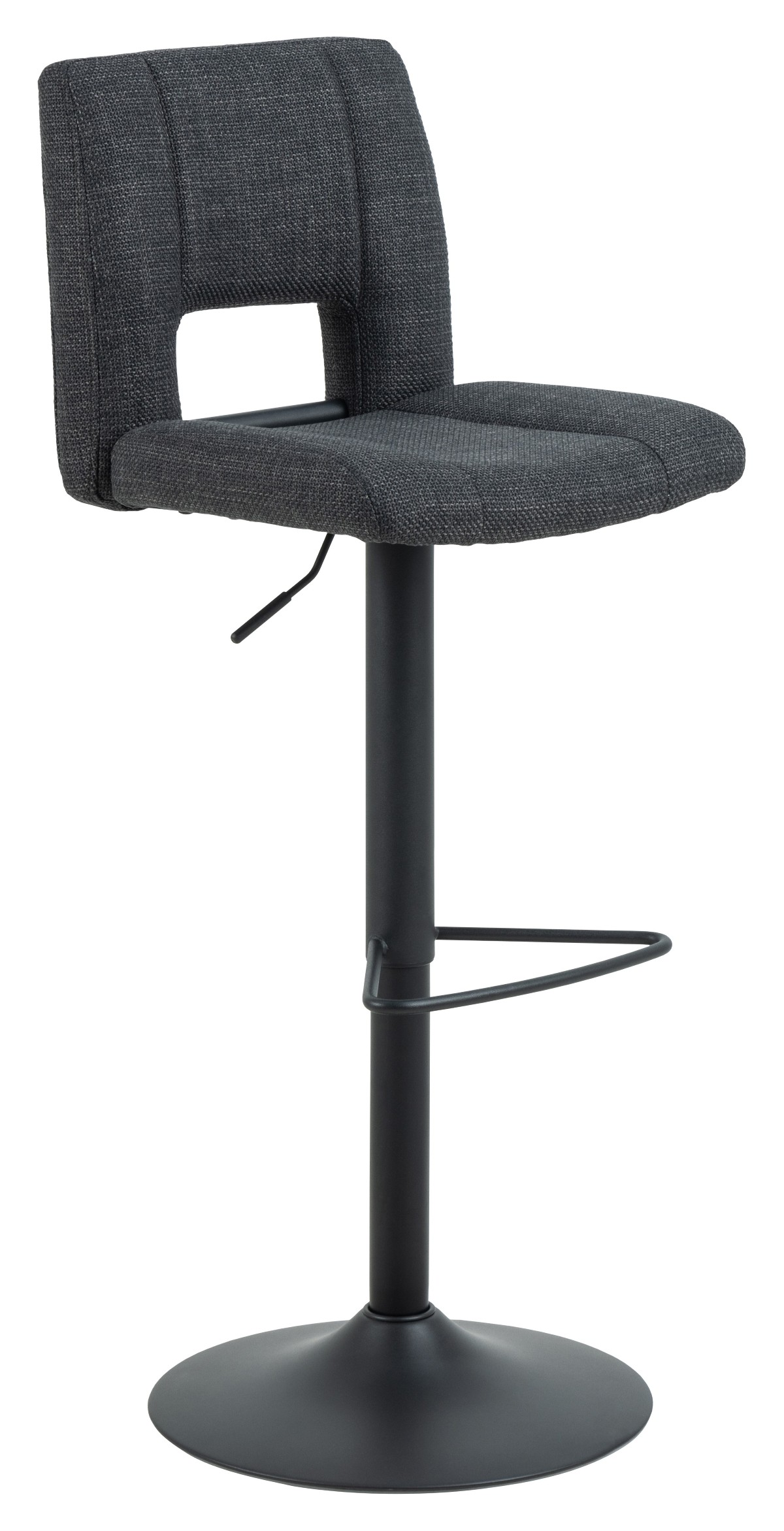 Chaise bar-Sylvia-105394-tissu gris fonce-pied noir-01-Actona