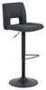 Chaise bar-Sylvia-105394-tissu gris fonce-pied noir-01-Actona