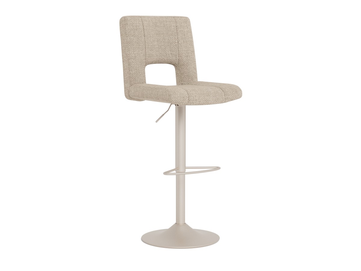 Chaise bar-Sylvia-114707-tissu beige-pied gris-01-Actona
