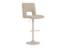 Chaise bar-Sylvia-114707-tissu beige-pied gris-01-Actona